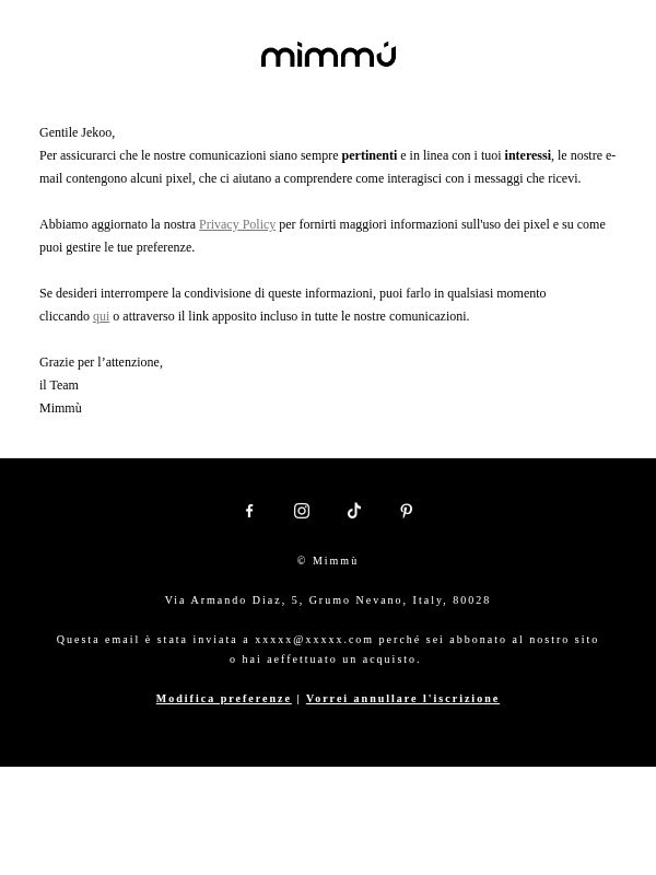 Jekoo, un aggiornamento sulle nostre comunicazioni