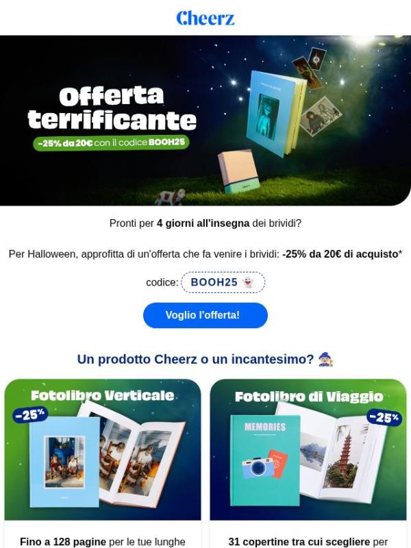-25% : L'offerta più terrificante dell'anno 👻
