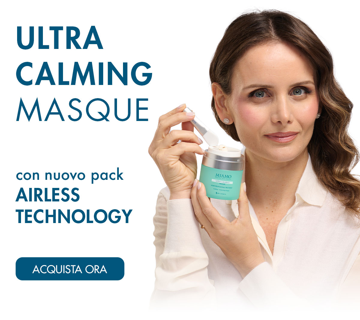 ultra calming masque con nuovo pack airless technology