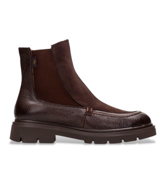 Stivaletti in pelle Newyork marrone
