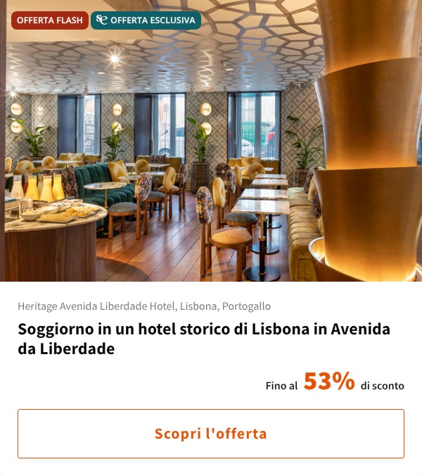 Soggiorno in un hotel storico di Lisbona in Avenida da Liberdade