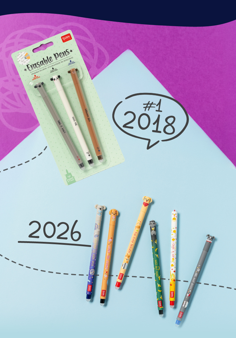 Erasable Pens: the collection