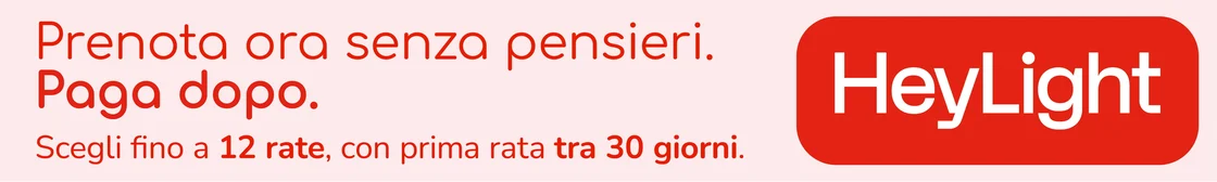 Prenota ora, paga dopo