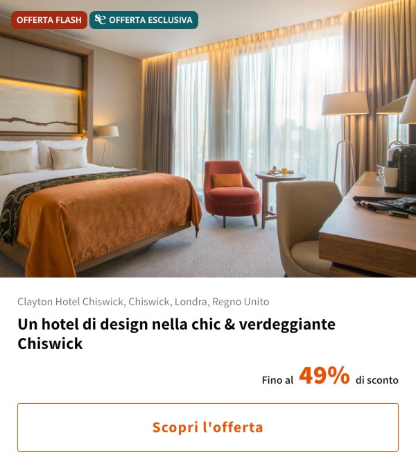 Un hotel di design nella chic & verdeggiante Chiswick