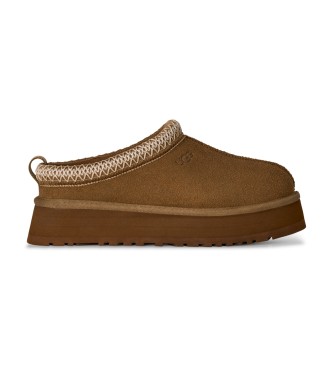 Pantofole in pelle Tazz II marrone