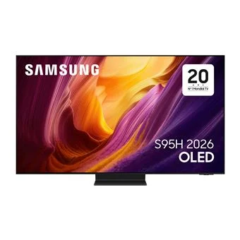 Samsung S95H TQ55S95H 55'' OLED 4K Smart TV 2026 NQ4 AI Gen3 Nero 165 Hz Glare Free anti-riflesso Dolby Atmos 4 HDMI 2.1