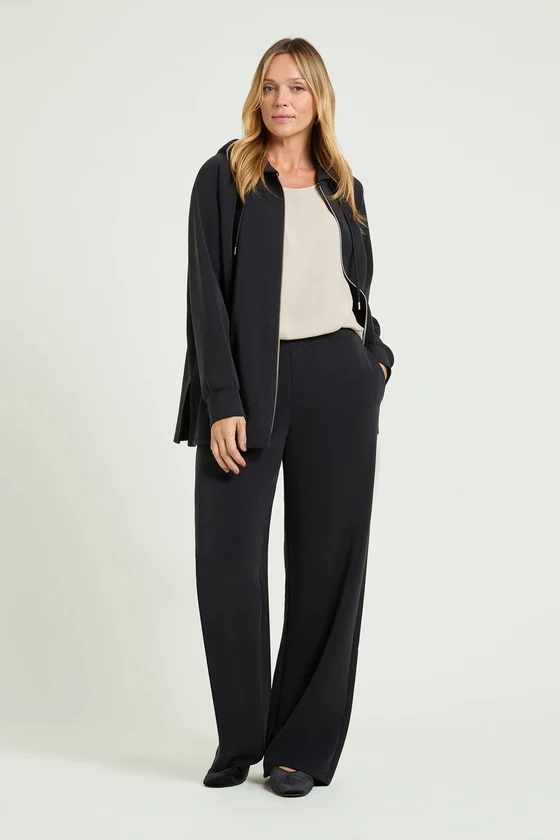 PANTALONI PULL-ON IN FELPA VELVET TOUCH