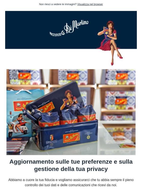 Nuove opzioni per la tua privacy: personalizza la tua esperienza