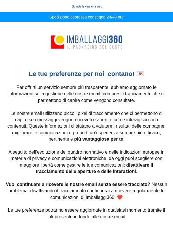 📩  Aggiornamento sulla nostra Privacy Policy