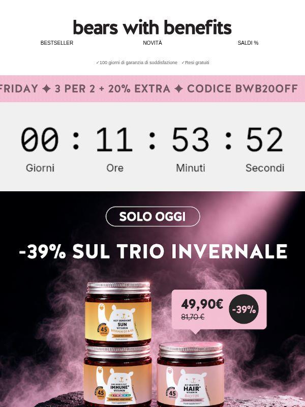 Speciale 24H: Trio invernale al -39% ❄️