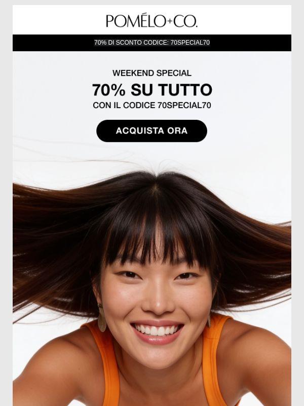 Sconto 70% per il tuo hair ritual ✨