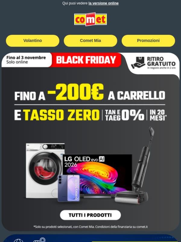 ONLINE | fino a 200€ di sconto🔥