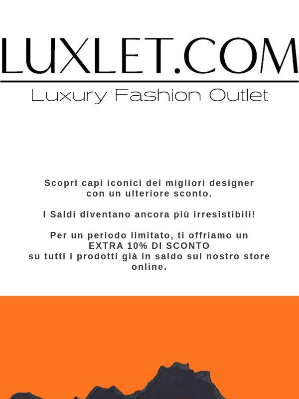Sconti impossibili!  Scopri capi iconici dei migliori designer con un ulteriore sconto!