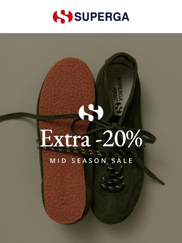 Mid Season Sale: extra -20%