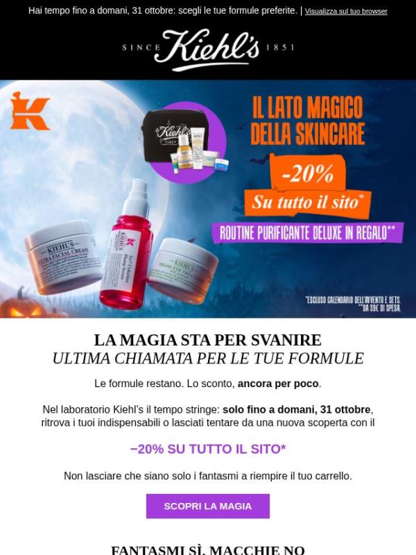 Il 20% di sconto? Sta per svanire 👻​