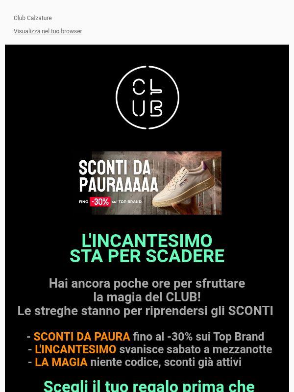 Manca pochissimo (-30%) 🎃 La magia sta per svanire