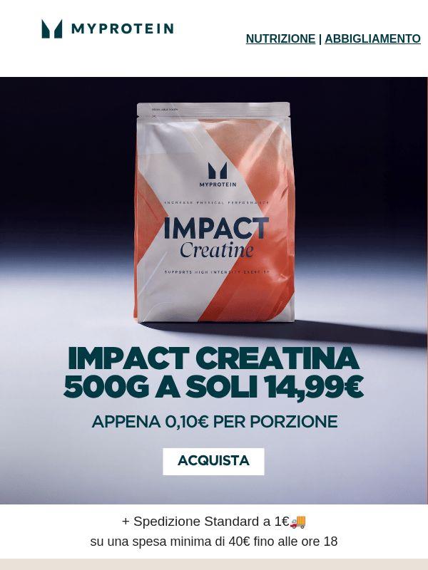 Flash 💥 Creatina 500g a 14,99€
