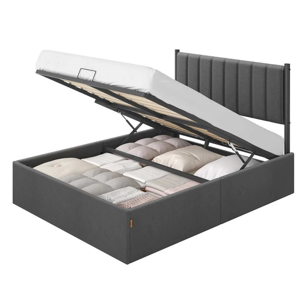 Image of Letto sollevabile con contenitore e testiera dallo stile moderno