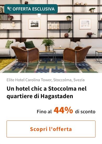 Un hotel chic a Stoccolma nel quartiere di Hagastaden