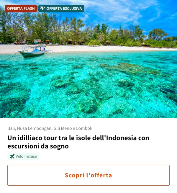 Un idilliaco tour tra le isole dell'Indonesia con escursioni da sogno