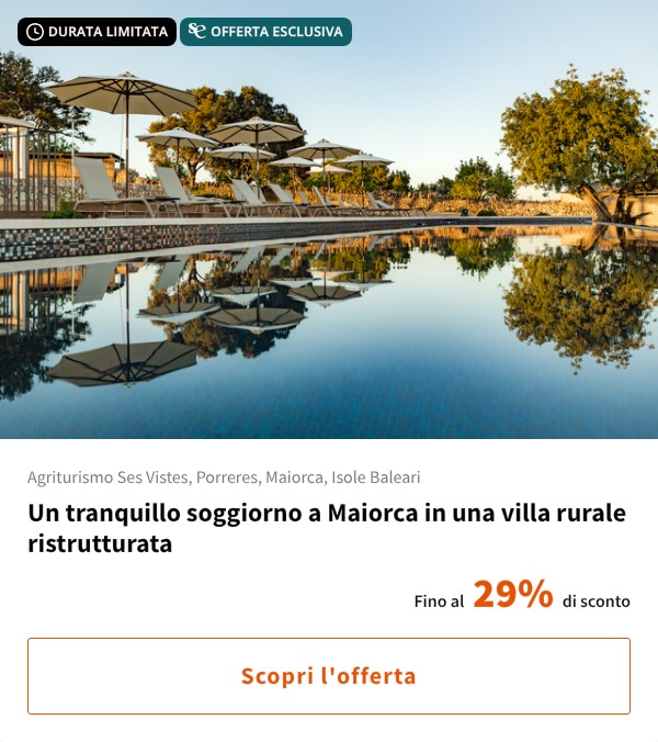 Un tranquillo soggiorno a Maiorca in una villa rurale ristrutturata