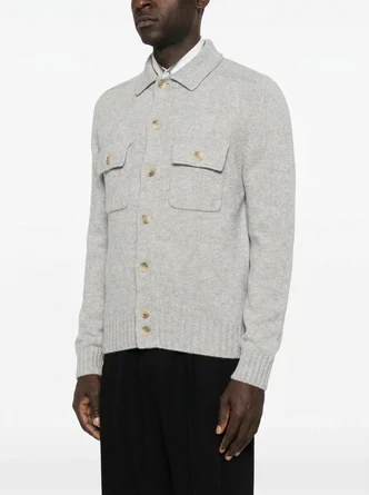 Giacca in Maglia Super Geelong / Grigio