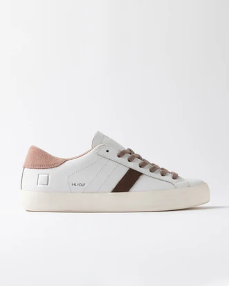 Sneaker Hill Low Calf in Pelle / Bianco