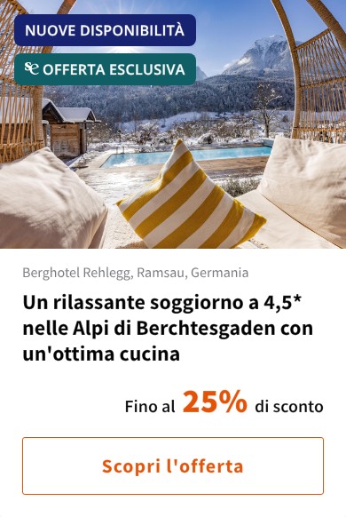 Un rilassante soggiorno a 4,5* nelle Alpi di Berchtesgaden con un'ottima cucina