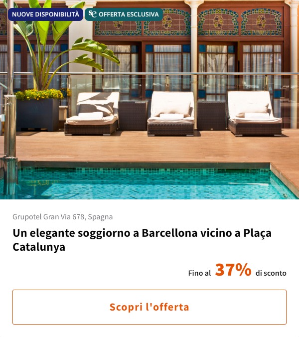 Un elegante soggiorno a Barcellona vicino a Plaça Catalunya