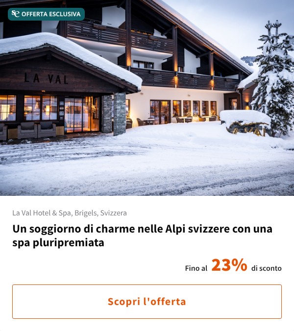 Un soggiorno di charme nelle Alpi svizzere con una spa pluripremiata