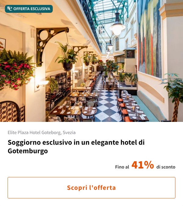 Soggiorno esclusivo in un elegante hotel di Gotemburgo