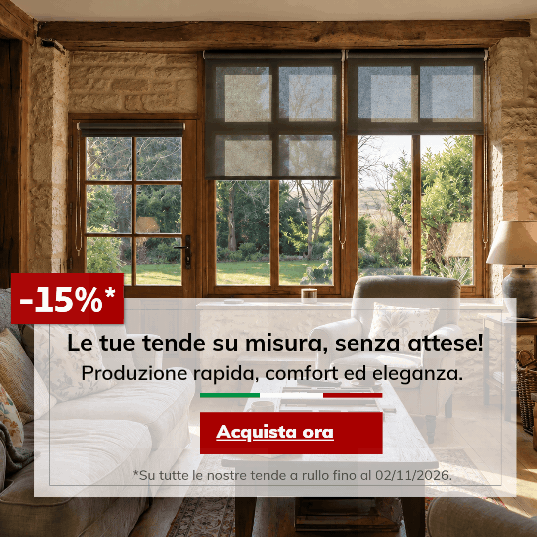 Tende a rullo su misura