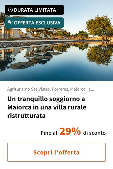 Un tranquillo soggiorno a Maiorca in una villa rurale ristrutturata
