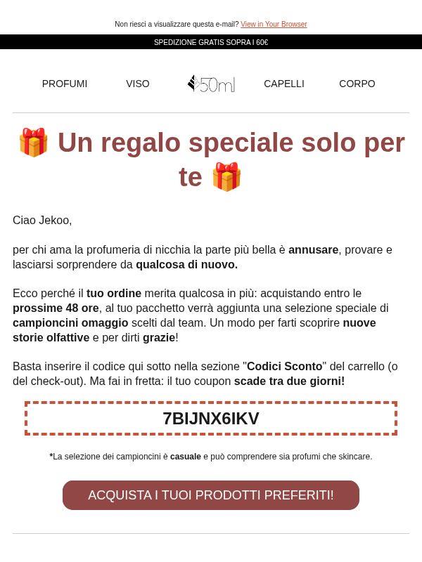 Jekoo, un regalo per il tuo primo ordine! 🎁