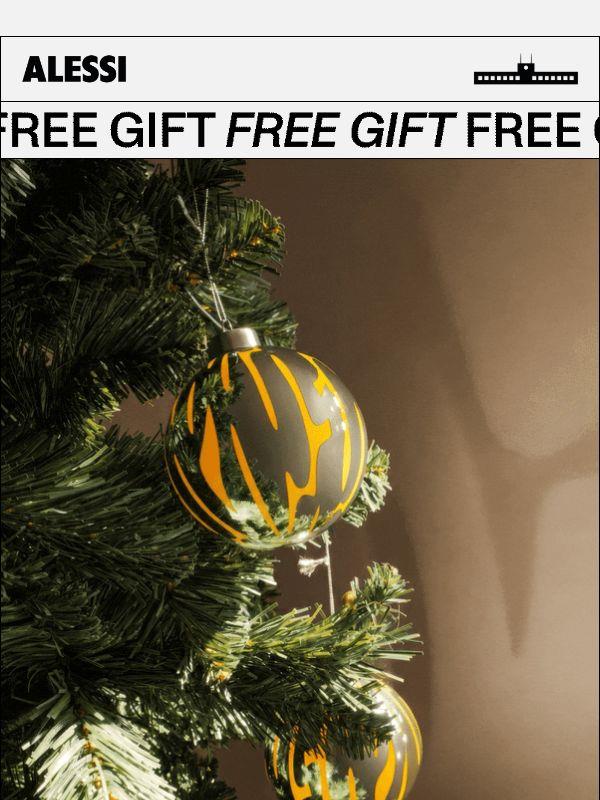 Una pallina di Natale Alessi in regalo per te