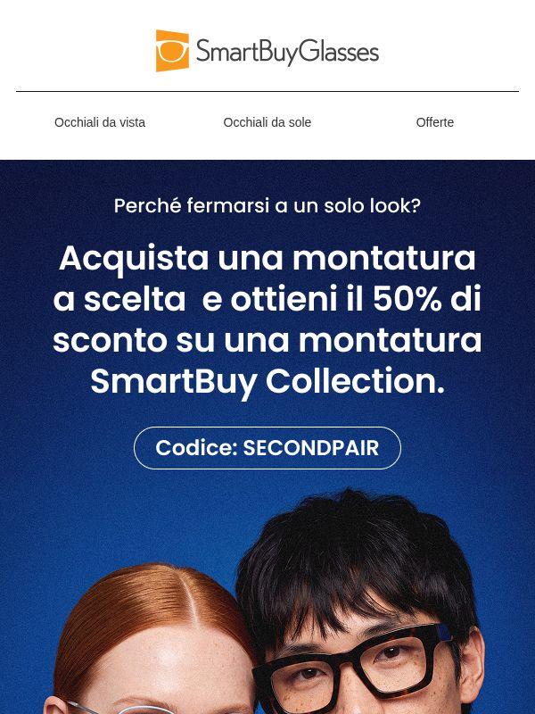 Compra una, ottieni il 50% di sconto