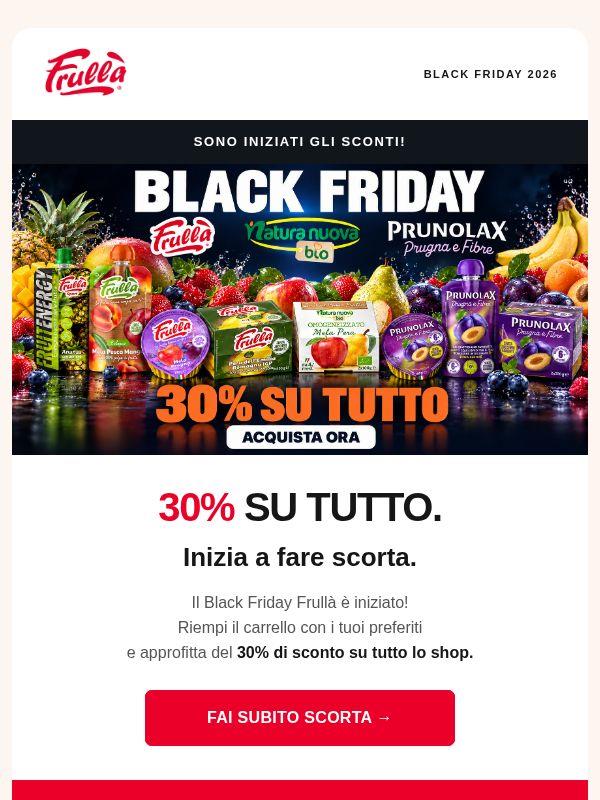🍎 UFFICIALE, il BLACK FRIDAY Frullà è appena iniziato!