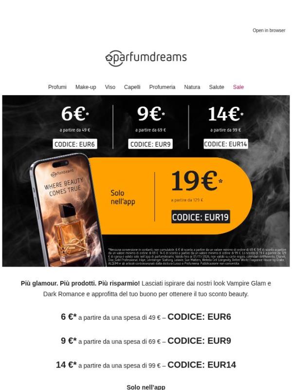 🎃 Ancora un regalo? Risparmia fino a 19 €*!