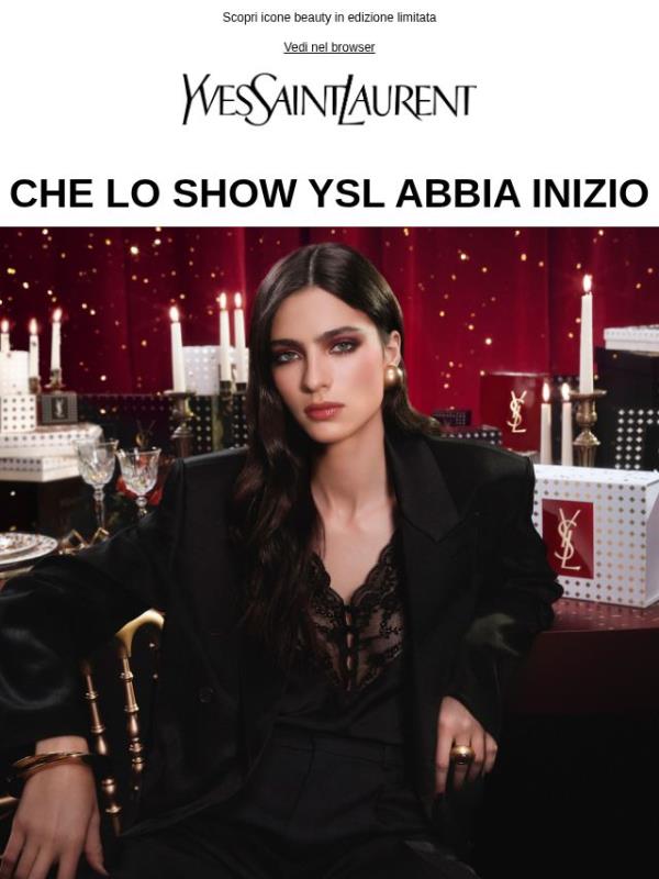 Entra nello YSL Holiday Show